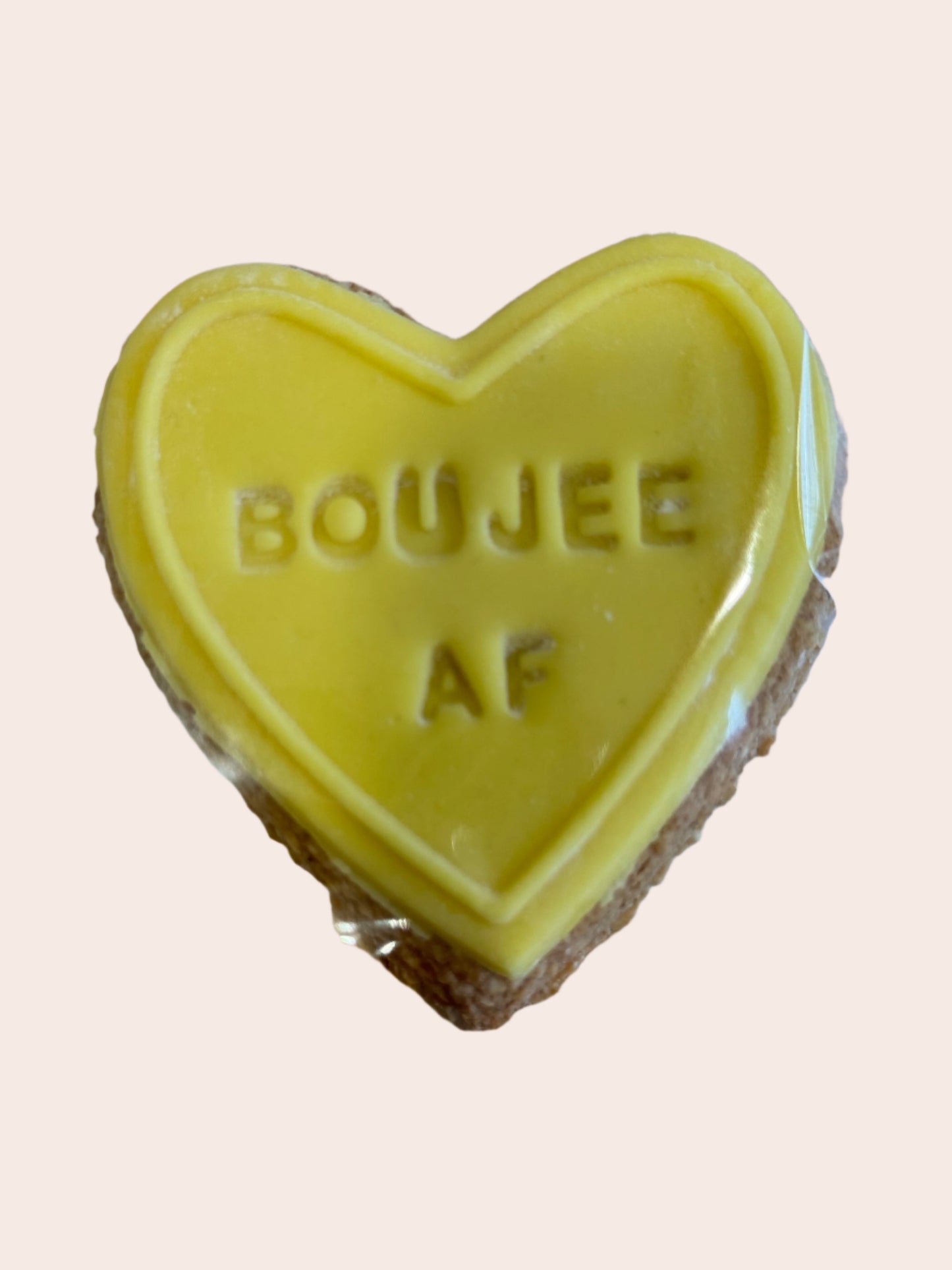 Fondant Love Heart cookies