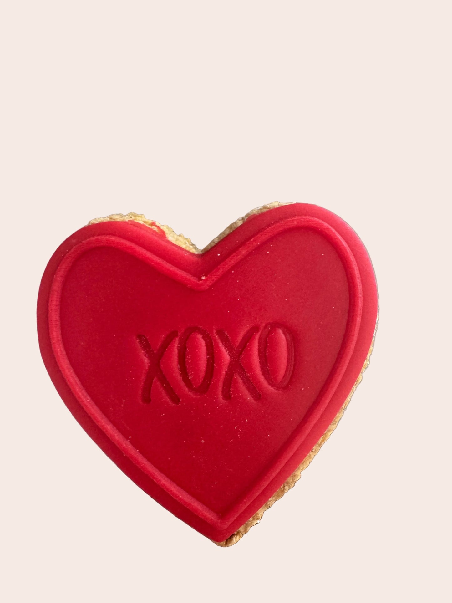 Valentines Fondant oat Cookies