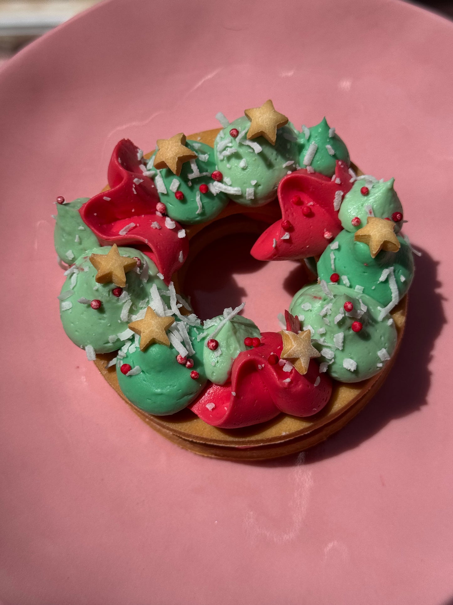 Christmas Specials CHRISTMAS WREATH MINI COOKIE CAKE -PICK UP ONLY 19th, 21st-23rd December