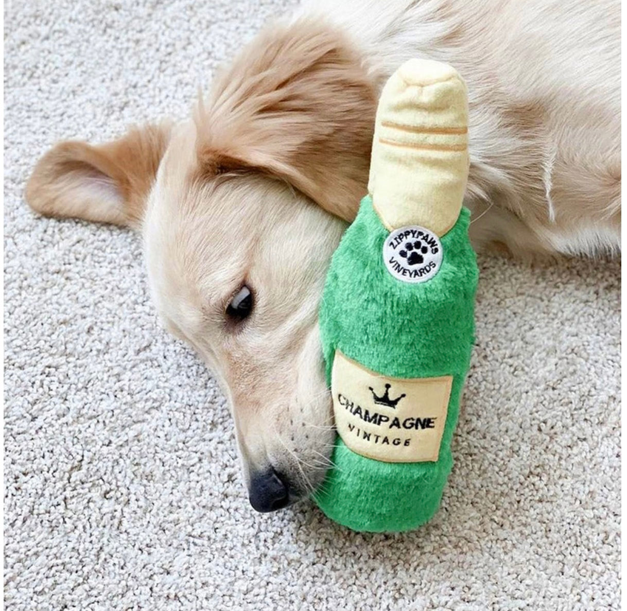 Zippy Paws HAPPY HOUR CRUSHERZ Champange
