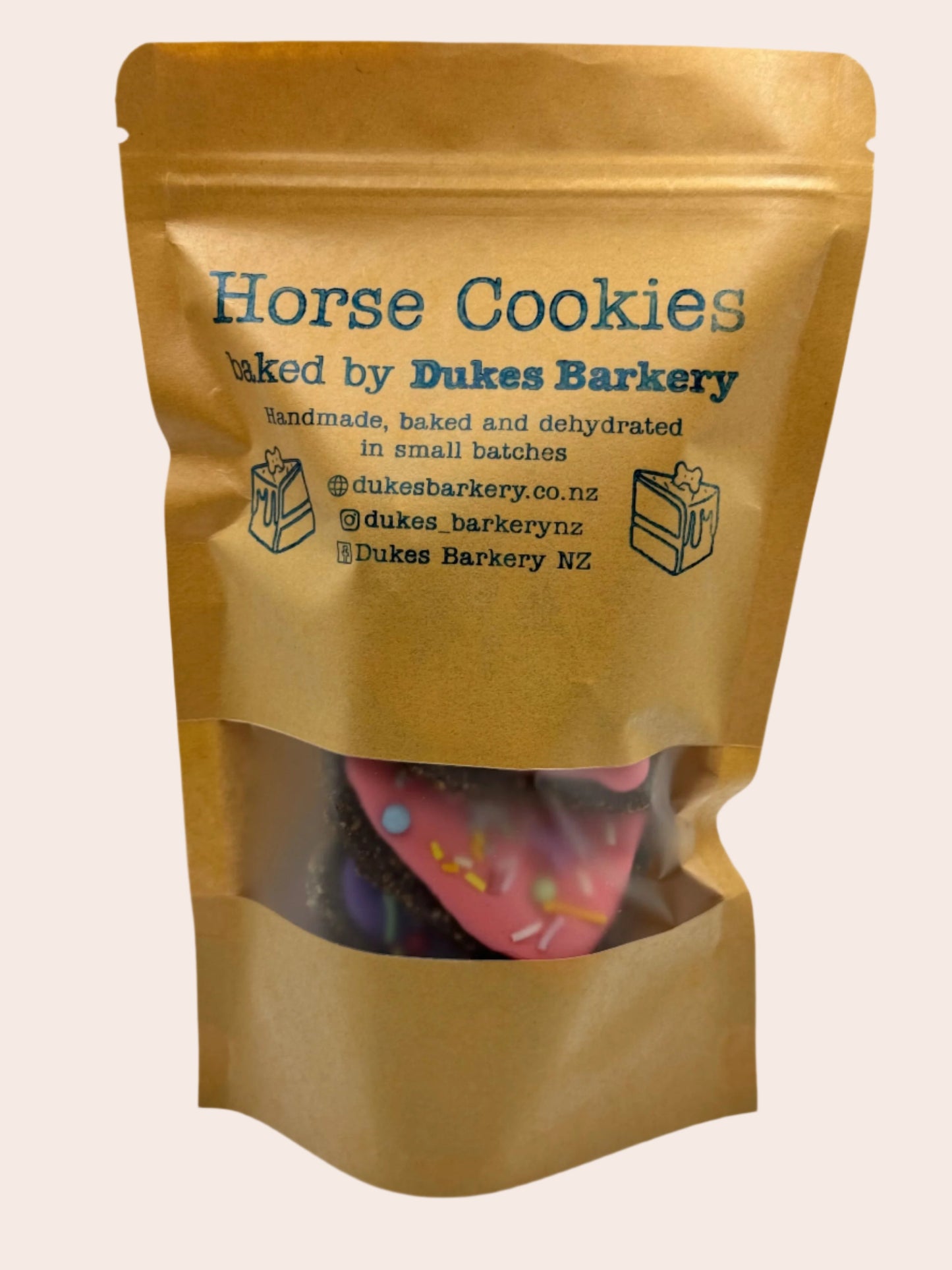 Iced Heart Horse Cookies