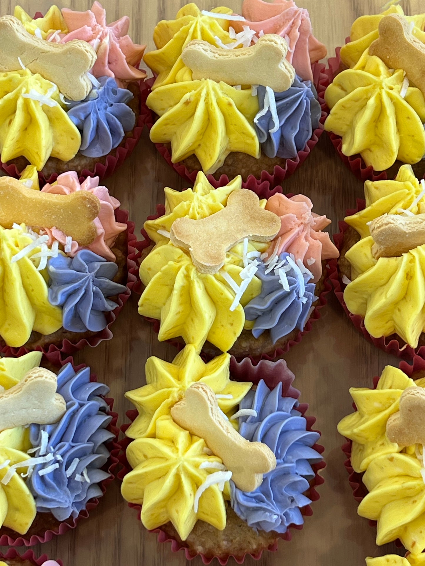 Custom Dog Pupcakes Available in 6 and 12 PICK UP ONLY