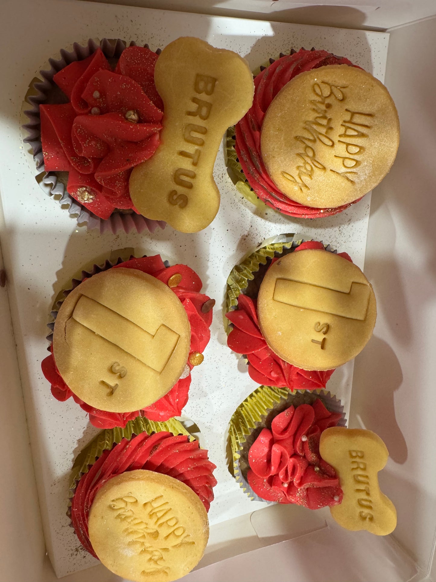 Custom Dog Pupcakes  Available in 6 and 12  PICK UP ONLY
