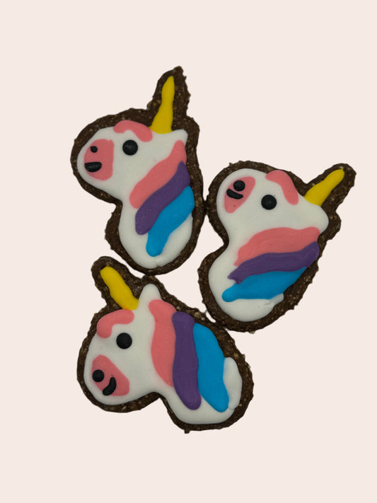 Iced Unicorn Horse Cookies