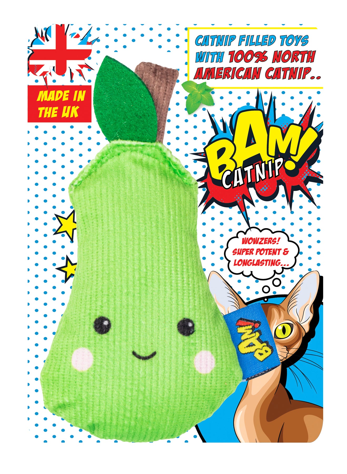 BAM! Catnip Percy Pear