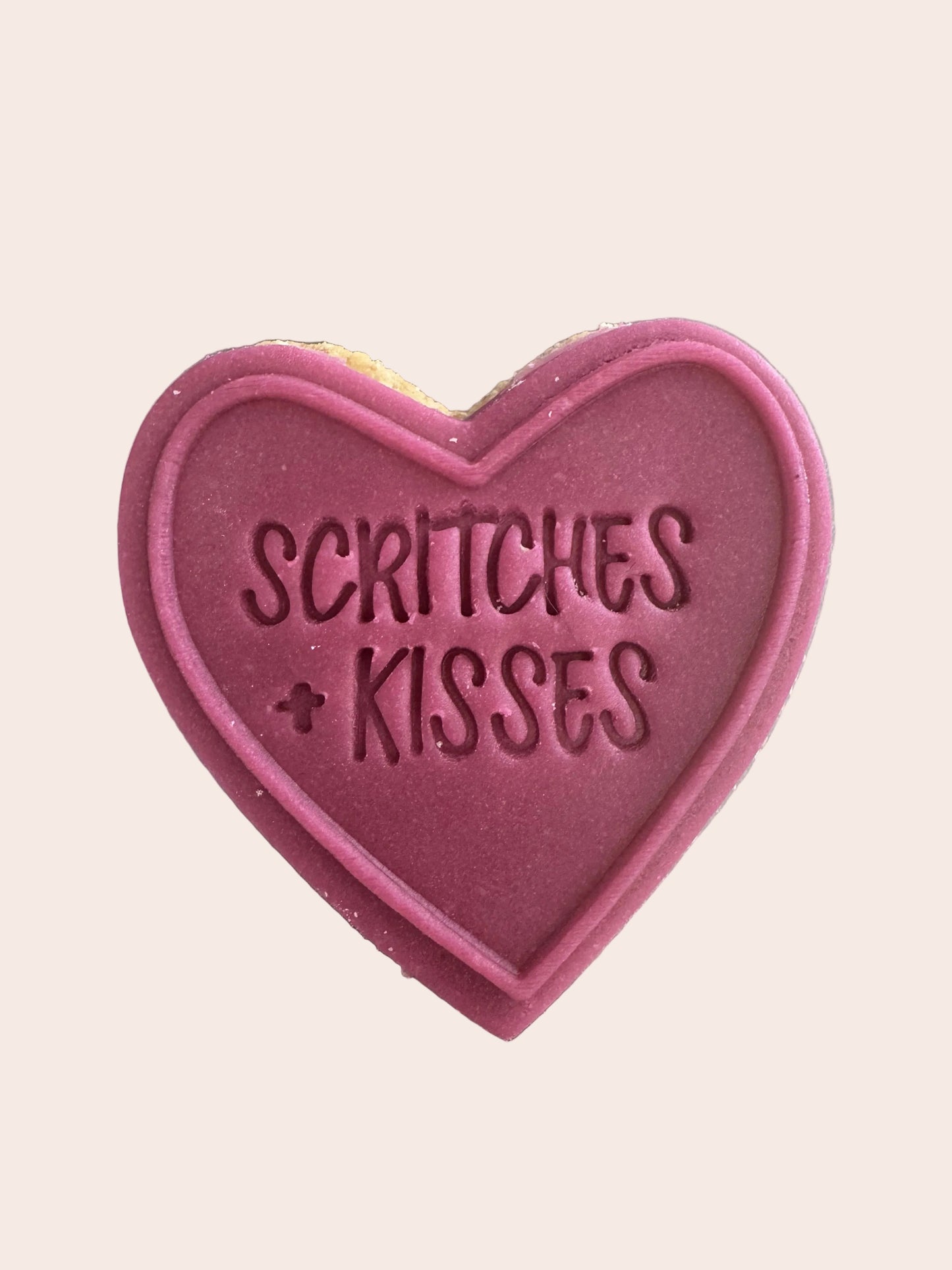 Valentines Fondant oat Cookies