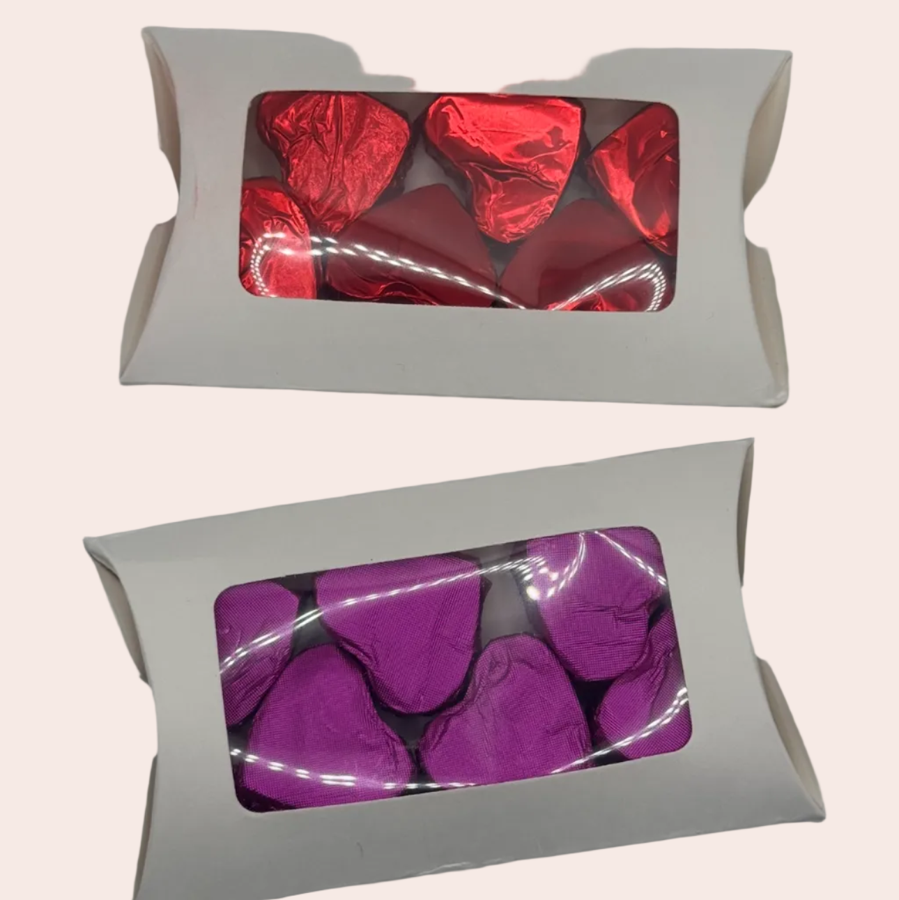 wrapped valentines 'chocolates'