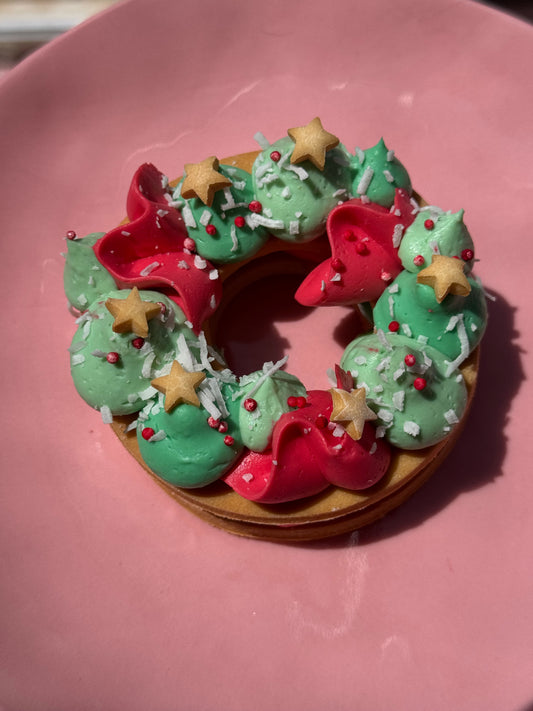 Christmas Specials CHRISTMAS WREATH MINI COOKIE CAKE -PICK UP ONLY 19th, 21st-23rd December