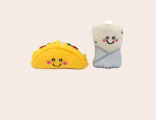 Zippyclaws Cat toy Nomnomz Taco & Burrito