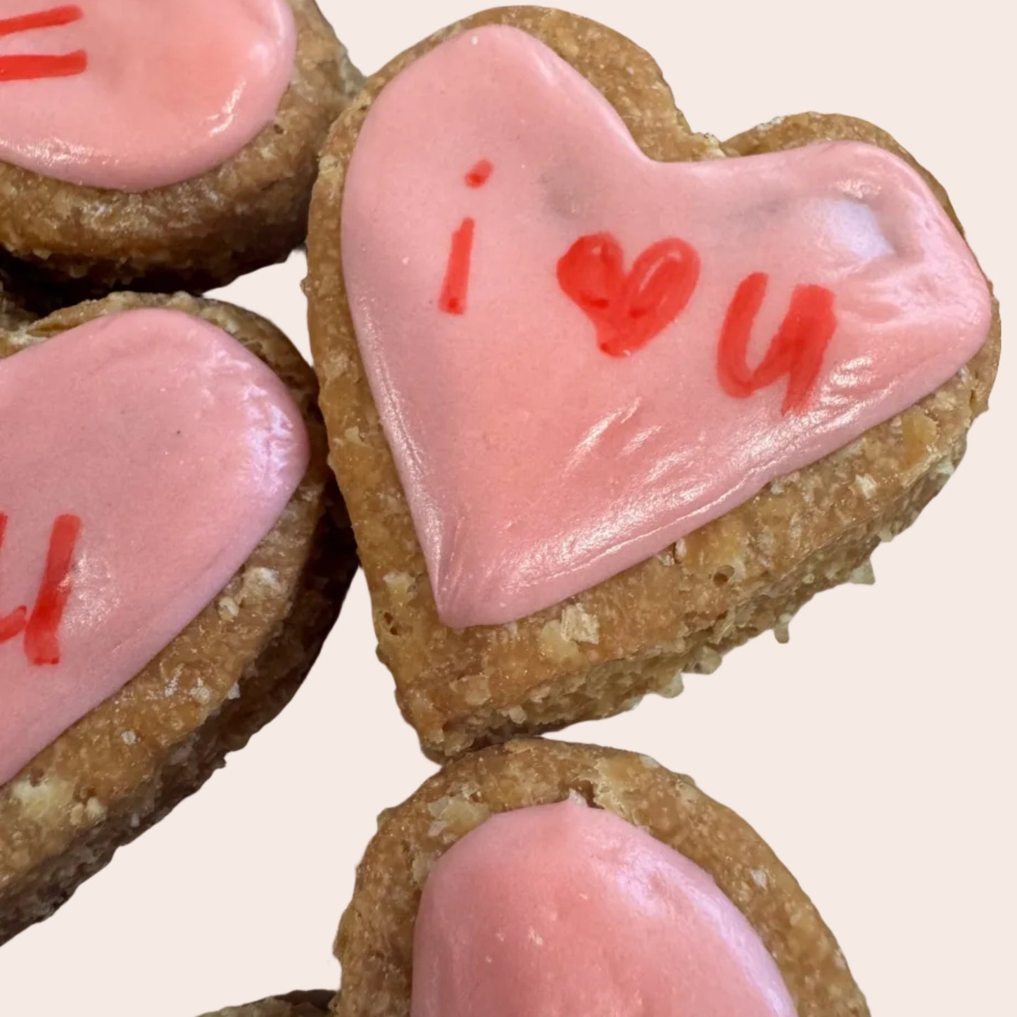 i heart u - iced cookies