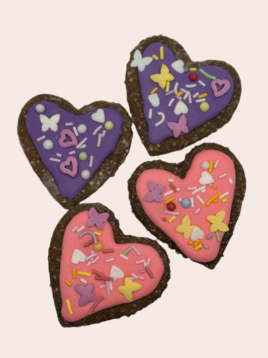 Iced Heart Horse Cookies