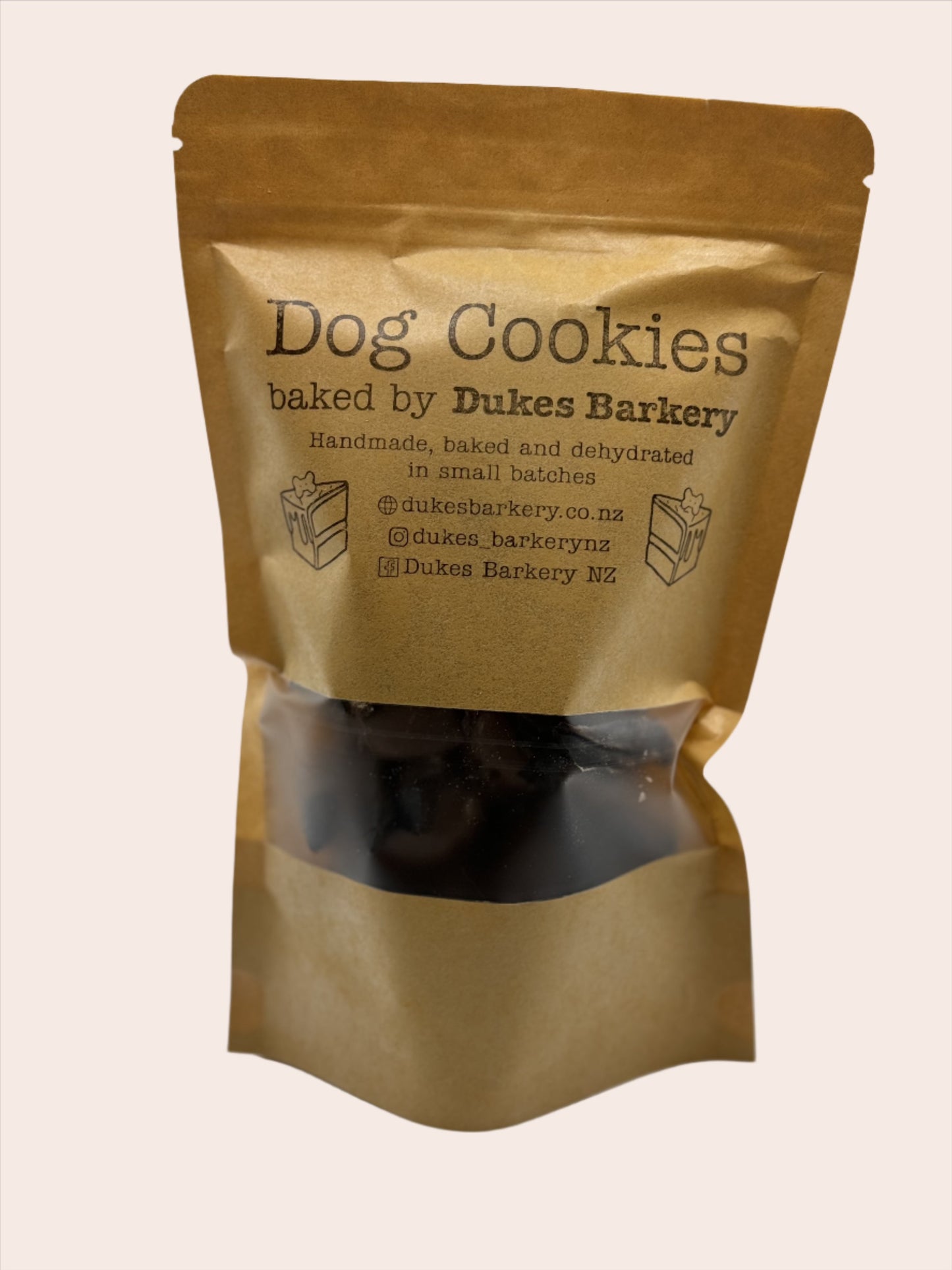 Wholemeal Peanut Butter with Carob and Liver Dog Cookie