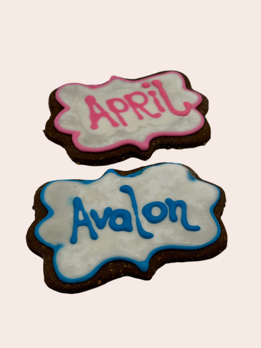 Personalized iced Horse Cookies